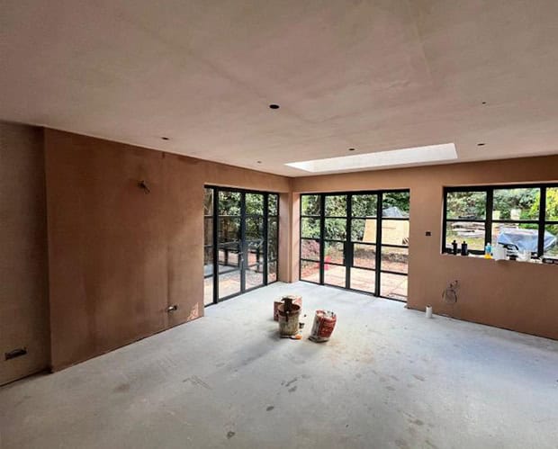 plastering a home in hampshire